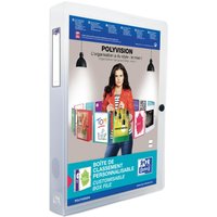 OXFORD Heftbox 4 cm DIN A4 transparent von OXFORD