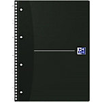 OXFORD Office Essentials Notebook DIN A4+ Kariert Spiralbindung Karton Schwarz Perforiert 140 Seiten von OXFORD