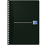 OXFORD Office Essentials Notebook DIN A5 Liniert Spiralbindung Karton Schwarz Nicht perforiert 180 Seiten 90 Blatt von OXFORD