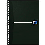 OXFORD Office Essentials Notebook DIN A5 Liniert Spiralbindung Karton Schwarz Nicht perforiert 180 Seiten 90 Blatt von OXFORD