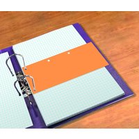 OXFORD Duo Trennstreifen 160 g/m² orange von OXFORD
