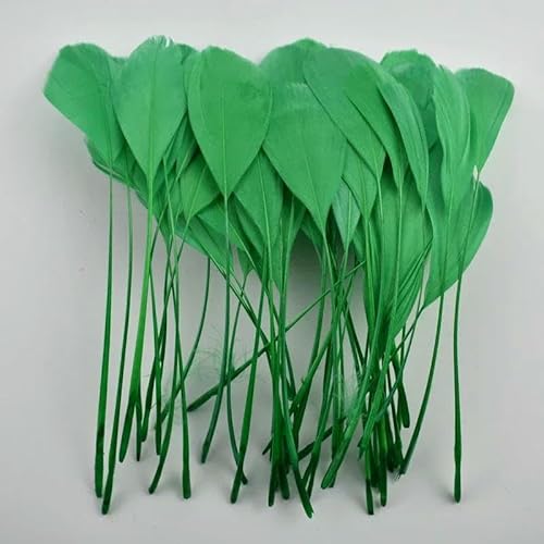 100 teile/los Bunte Gänsefedern Decor Künstliche Dekorationen Schwarze Gänsefedern Party Schmuck Handwerk Zubehör Plumes-Grasgrün 100 teile/los Bunte Gänsefedern Decor Künstliche Dekorationen Schwarze Gänsefedern Party Schmuck Handwerk Zubehör Plumes-Grasgrün von OXFYY