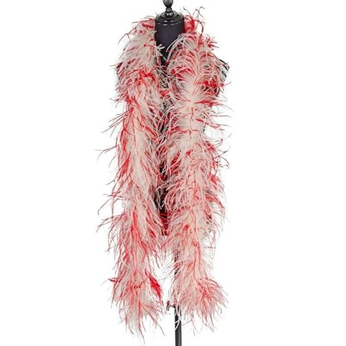 50/80 cm gefärbte Straußenfedern in verschiedenen Farben zum Nähen von Brautkleidern, Federschal, Schal, Deko-Accessoires, Stil 9–80 cm, 10-lagig 50/80 cm gefärbte Straußenfedern in verschiedenen Farben zum Nähen von Brautkleidern, Federschal, Schal, Deko-Accessoires, Stil 9–80 cm, 10-lagig von OXFYY