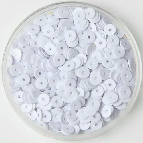 50 g/Beutel Mittelloch Porzellanfarbene Pailletten Bastelflugzeug Große runde Pailletten Kleidung/Handtaschenzubehör DIY Blatt 3/4/5/6/8/10 mm-weiß 2 50 g/Beutel Mittelloch Porzellanfarbene Pailletten Bastelflugzeug Große runde Pailletten Kleidung/Handtaschenzubehör DIY Blatt 3/4/5/6/8/10 mm-weiß 2 von OXFYY