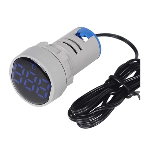 MIUYTRN ST16C Kleines 22-mm-LED-Digitaldisplay Temperaturanzeige Signalthermometer Messbereich -20-199 Celsius Temperaturmessgerät cuicui(Blu) von OXGQDTDQ