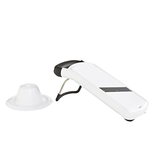 Einfacher und anwenderfreundlicher OXO Good Grips Gemüsehobel aus Edelstahl, Weiß von OXO
