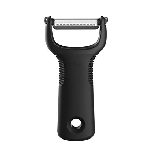 OXO Good Grips Sparschäler für Juliennestreifen aus Edesltahl, Schwarz OXO Good Grips Sparschäler für Juliennestreifen aus Edesltahl, Schwarz von OXO