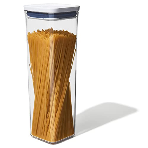 OXO Good Grips POP-Behälter – luftdichte, stapelbare Aufbewahrungsbox mit Deckel für Lebensmittel – 2,1 l für Spaghetti und mehr von OXO