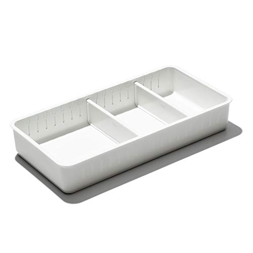 OXO Good Grips Badezimmer-Mülleimer mit herausnehmbaren Trennwänden, verstellbar, 15,2 x 30,5 cm von OXO