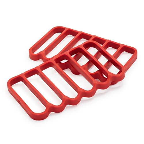 OXO Good Grips Bratrost, Silikon, Rot, 35.56 x 20.32 x 12.7 cm von OXO
