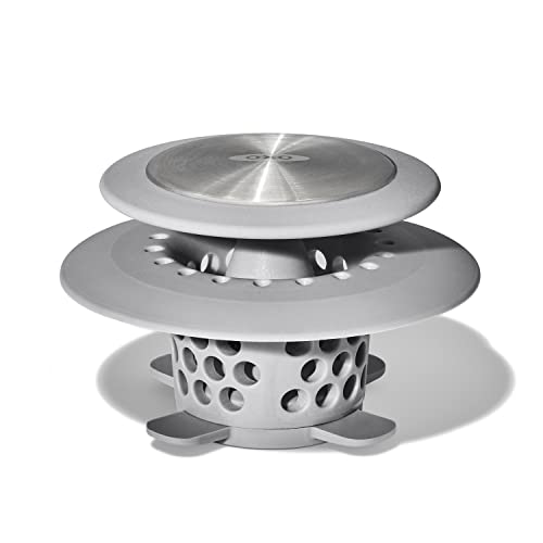 OXO Good Grips Edelstahl-Haarabflussschutz OXO Good Grips Edelstahl-Haarabflussschutz von OXO