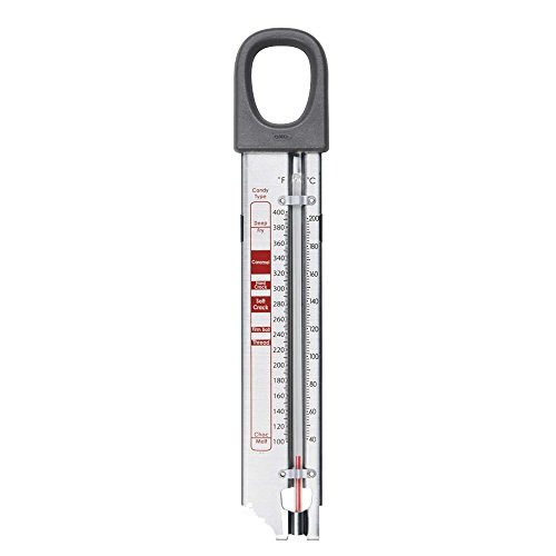 OXO Good Grips Glass Candy and Deep Fry Thermometer, Silber, 1 EA von OXO