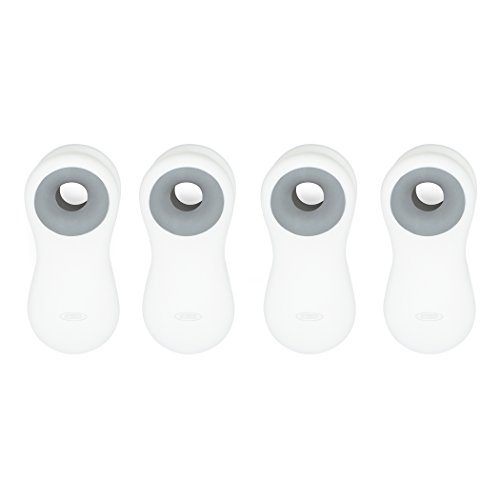OXO Good Grips Magnetische Multipfunktionsclips, 4er-Set, Plastik, weiß OXO Good Grips Magnetische Multipfunktionsclips, 4er-Set, Plastik, weiß von OXO