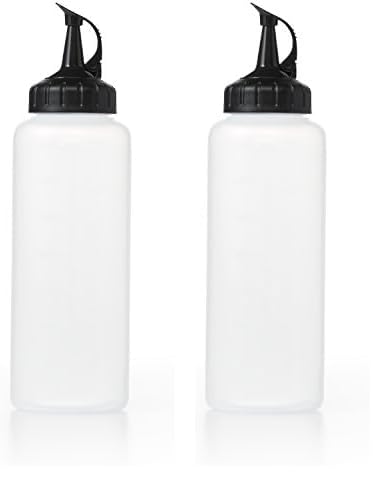 OXO Good Grips Profi-Quetschflasche mittelgroß – für Dessertsaucen und mehr, Medium (Packung mit 2) von OXO