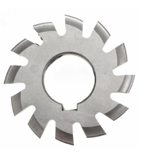 Evolventengetriebe, Zahnradfräser, PA20 HSS Evolventenscheibe Stirnradfräser Modul M0.5-M10 Mehrere Größen(6*M3.25) von OXOLAMRIN