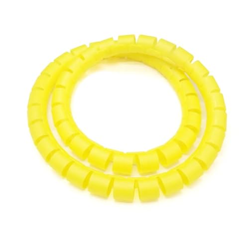 OXOLAMRIN spiralförmig gewickeltes Kabelrohr, 1 Meter 5 Meter 10 Meter Leitungsrohrschutz Kabelwickelabdeckung Schutzrohr Drahtorganisator 25mm 30mm(Yellow,ID 30mm 3 Meter) von OXOLAMRIN