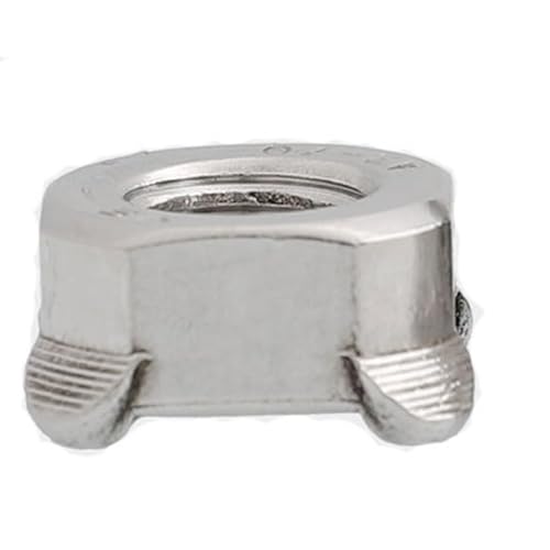 Vierkantmuttern, Gewindevierkantmuttern, 1/2/5 Stück 304 Edelstahl GB Quadratische Schweißmutter Punktschweißkappe Mehrere Größen(M4-5PCS) von OXOLAMRIN