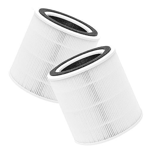 OXOXO (Pack of 2 TT-AP005 Replacement Filter, H13 True HEPA Filter, Activated Carbon Filter Set Compatible with TT-AP005 Air Purifier von OXOXO