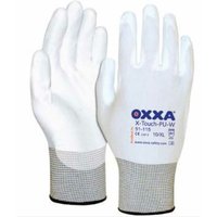 Montagehandschuh X-Touch pu, 3 Paar, weiß, Gr. 8 - weiß - Oxxa von OXXA