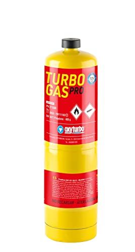 Gasflasche Patrone 400 g von Notebook-Map Pro und Turbo Set 110 oxyturbo von OXY Turbo