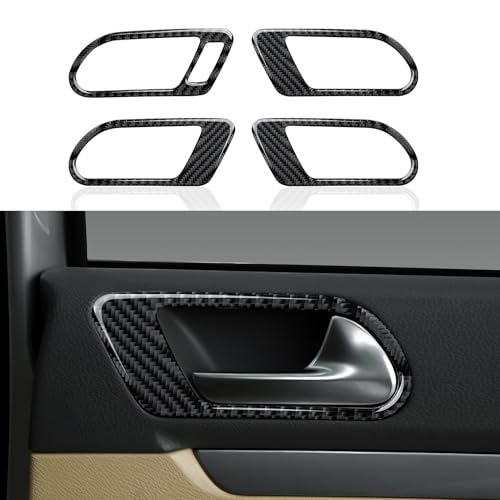 OYDDL 4PCS Auto Innentürgriff Carbon Fiber Panel Cover Trim Aufkleber Kompatibel mitVolkswagen Jetta V/Golf/Golf GTI/Golf Plus/Golf R32 / Variant Interieur Zubehör OYDDL 4PCS Auto Innentürgriff Carbon Fiber Panel Cover Trim Aufkleber Kompatibel mitVolkswagen Jetta V/Golf/Golf GTI/Golf Plus/Golf R32 / Variant Interieur Zubehör von OYDDL