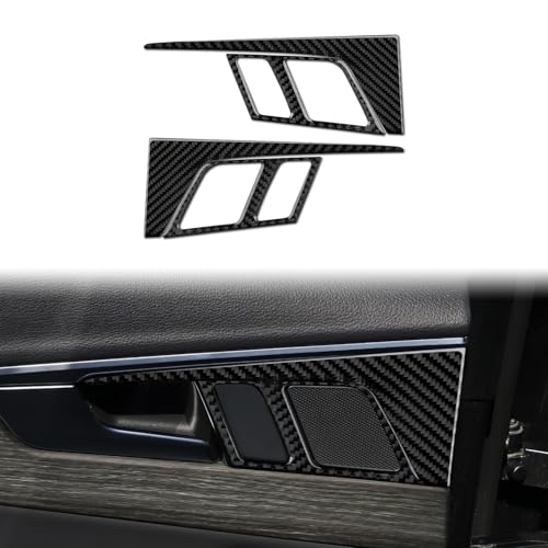 OYDDL 4PCS Auto Türgriff Entlüftung Kohlefaser Cover Aufkleber Trim Kompatibel mit A4(2016-2025)/S4(2016-2025)/RS4(2017-2025)/A5(2017-2024)/S5(2016-2025)/RS5(2017-2025) Interieur Zubehör von OYDDL