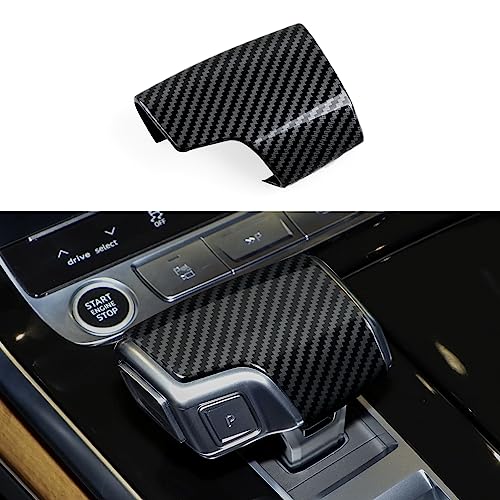 OYDDL Kohlefaser Auto Schaltknauf Schalthebel Trim Kompatibel mit Audi A6 S6 A7 S7 2015 2016 2017 2018 Zubehör von OYDDL