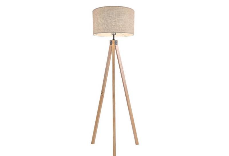 OYLCDI Stehlampe wohnzimmer Leselampe Stehleuchte Stativ aus Holz, E27 LED Stehlampe, (Glühbirne nicht enthalten), für wohnzimmer Leselampe Schlafzimmer,Büro Arbeitslampe, Wohnzimmerleuchte,Skandinavischer von OYLCDI