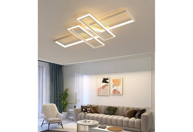 OYLCDI Deckenleuchten LED Deckenlampe 94W Dimmbar mit Fernbedienung 3000-6500k, LED fest integriert, Dimmbar Hängeleuchte Aluminium, LED fest integriert Hängeleuchte Wohnzimmer Schlafzimmer Arbeitszimmer, Kaltweiß, Warmweiß, Neutralweiß, Mit Fernbedienung Esszimmer Dekoration Lampen OYLCDI Deckenleuchten LED Deckenlampe 94W Dimmbar mit Fernbedienung 3000-6500k, LED fest integriert, Dimmbar Hängeleuchte Aluminium, LED fest integriert Hängeleuchte Wohnzimmer Schlafzimmer Arbeitszimmer, Kaltweiß, Warmweiß, Neutralweiß, Mit Fernbedienung Esszimmer Dekoration Lampen von OYLCDI