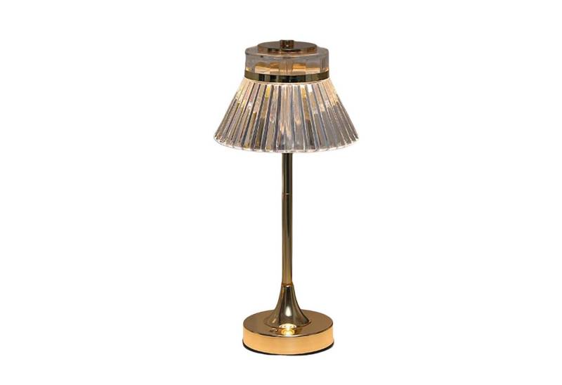 OYLCDI LED Nachttischlampe Drei Farben LED Kristall Schreibtischlampe, Touch gesteuert, weiches und nicht irritierendes Licht, 3-Wege dimmbare Nachttischlampe, Dekorative LED Lampe für Schlafzimmer,Wohnzimmer von OYLCDI