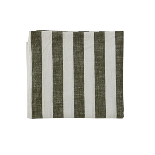 OYOY LIVING - Striped Tablecloth 260x140 - Olive (L300304) von OYOY