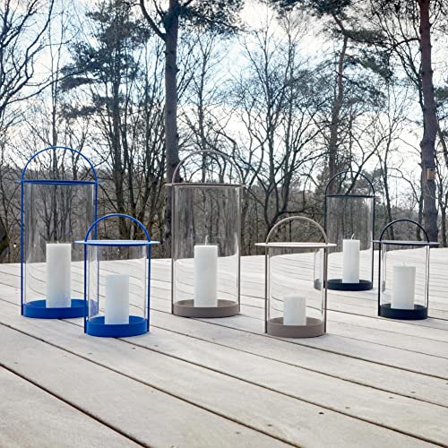 OYOY Living - Maki Lantern L - Optic Blue (L300488) von OYOY LIVING