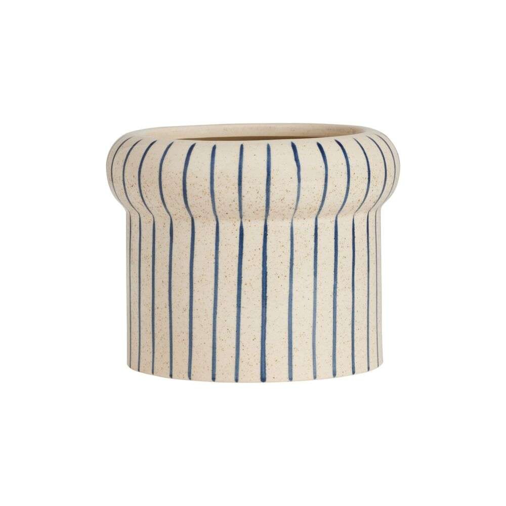 OYOY Living Design - Aki Pot Small Optic Blue von OYOY Living Design