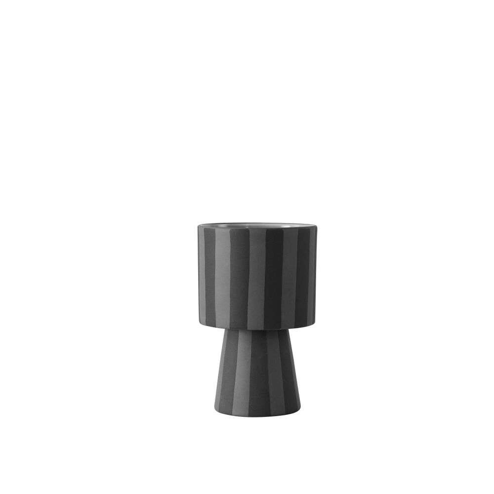 OYOY Living Design - Toppu Pot Small Grey/Anthracite von OYOY Living Design