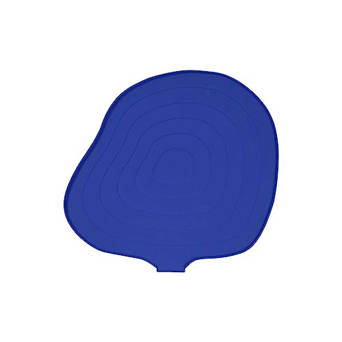 OYOY Mio-Geschirrtrockner - Tablett Blau aus Silikon H1,2x43x39,6cm von OYOY Living Design
