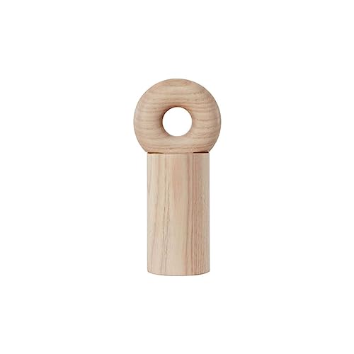 Hoop-Mühle Braun aus Holz Ø7,5xH16,5cm von OYOY