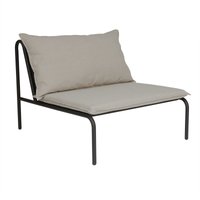 OYOY - Furi Outdoor Lounge Sessel, beige / schwarz von OYOY