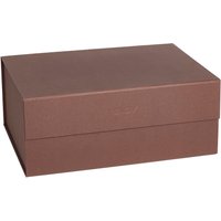 OYOY - Hako Aufbewahrungsbox, 33 x 25 cm, dark caramel von OYOY