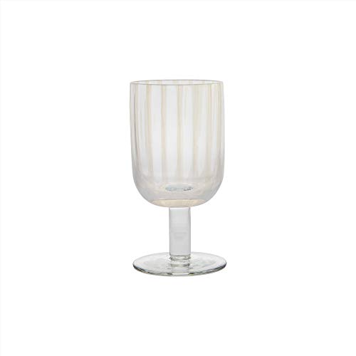 OYOY Living Design - Mizu Wine Glass - 2er Set Weißweingläser Weingläser - ca. 300 ml - mundgeblasen handgemacht spülmaschinenfest von OYOY