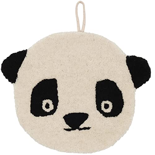 OYOY Mini Wandteppich für Kinder - Panda Miniature Wallhanger - Wandbehang Kinderzimmer Deko aus Wolle-Baumwolle-Mix mit Panda Motiv - L:25 x B:32 x H:1,5 cm - M107358 von OYOY