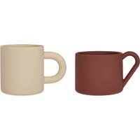 OYOY - Nomu Becher, vanilla / nutmeg ( 2er-Set) von OYOY