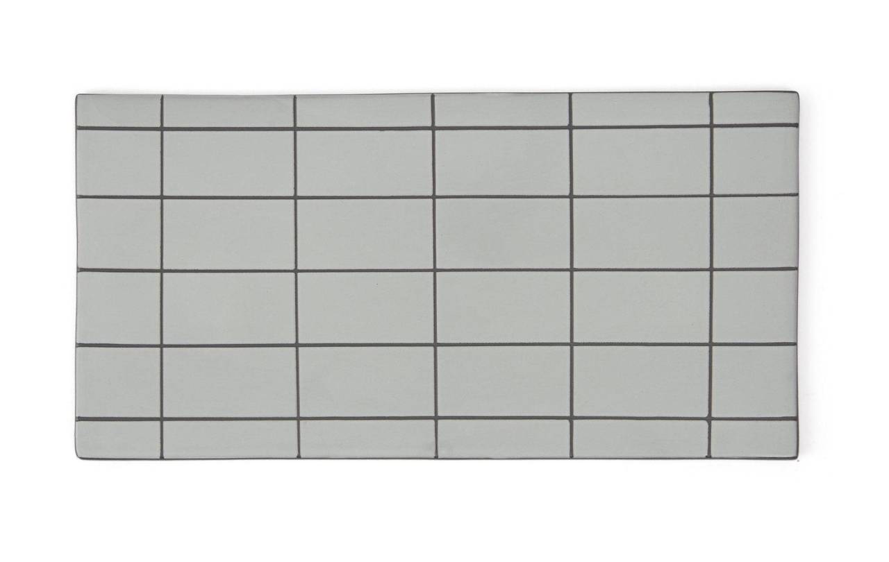 OYOY Suki Board Square Tablett 32x16 cm Steingut grau von OYOY