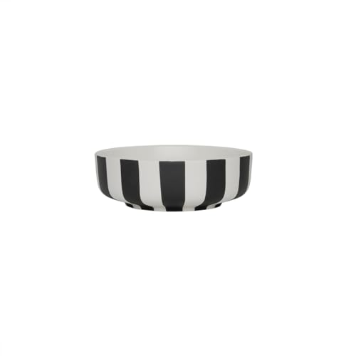 OYOY Toppu Bowl - Small, White/Black, Ø13 x H4,5 cm von OYOY