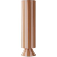 OYOY - Toppu Vase, Ø 8,5 x H 31 cm, rose / caramel von OYOY