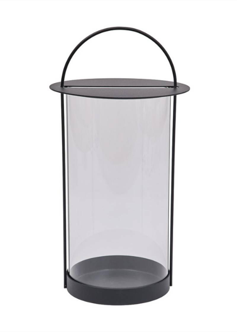 Oyoy Maki Laterne Lampe Hauptlicht ø 25 Cm Schwarz Licht Outdoorlampe Deko B-Ware von OYOY