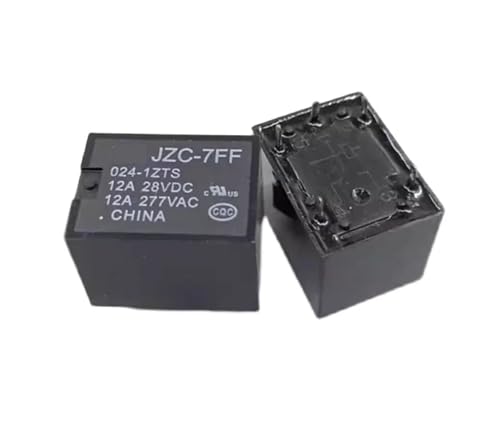 24V relay JZC-7FF-024-1ZTS JZC 7FF 024 1ZTS JZC7FF0241ZTS general 24VDC DC24V 24V 10A 4PIN(5PCS) von OYOZWKYXC
