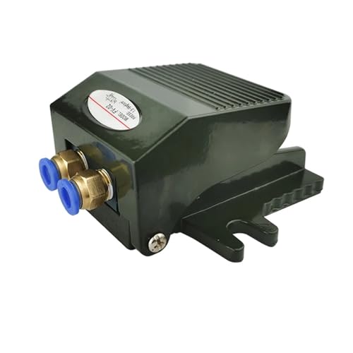 FV-02 pneumatischer Fußschalter aus Aluminiumlegierung, 0,64 cm (1/4 Zoll) BSP-Gewinde, 2-Wege, 2 Positionen (mit 8-mm-Anschlüssen) von OYOZWKYXC