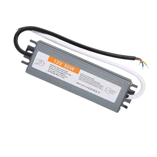 OYOZWKYXC 12V 60W 5A Switch Power Supply Waterproof IP67 Aluminum Shell Outdoor 110-250V AC to DC LED Driven Transformer Voltage Converter OYOZWKYXC 12V 60W 5A Switch Power Supply Waterproof IP67 Aluminum Shell Outdoor 110-250V AC to DC LED Driven Transformer Voltage Converter von OYOZWKYXC