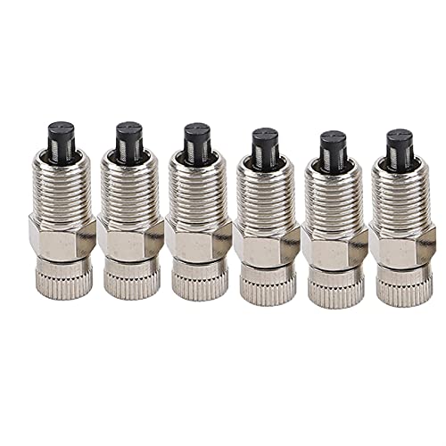 OYSKGNCMW 100 Stück Messing-Nebeldüsen-Ersatzköpfe mit Filter für Außenkühlsysteme, Hochdruck-Zerstäuber-Nebelsprüher für Terrassenrasen, Landschaftsbau, Staubkontrolle, 1/8 Zoll NPT von OYSKGNCMW