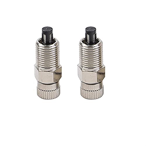 OYSKGNCMW 50 Stück Messing-Nebeldüsen-Ersatzköpfe mit Filter für Außenkühlsysteme, Hochdruck-Zerstäuber-Nebelsprüher für Terrassenrasen, Landschaftsbau, Staubkontrolle, 1/8 Zoll NPT von OYSKGNCMW